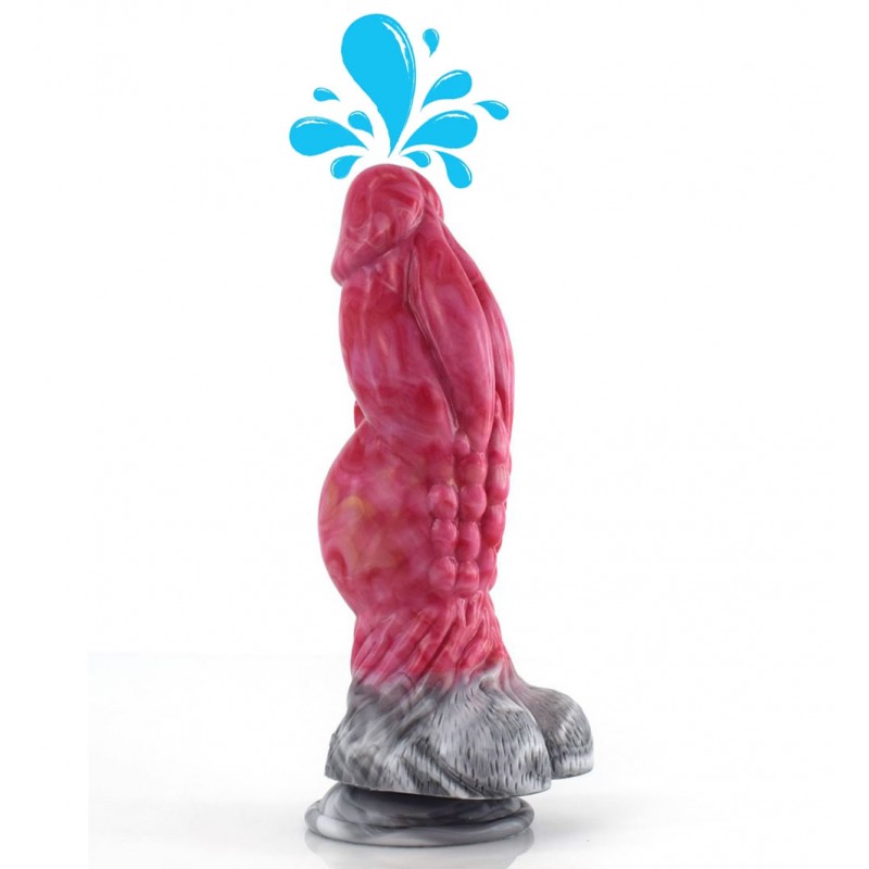 Dunamis Collection | Knucker 9" Squirting Dragon Dildo - Rose